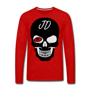 Crying Tears Long Sleeve T-Shirt - red