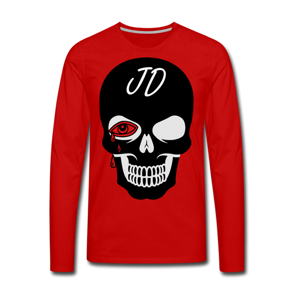 Crying Tears Long Sleeve T-Shirt - red
