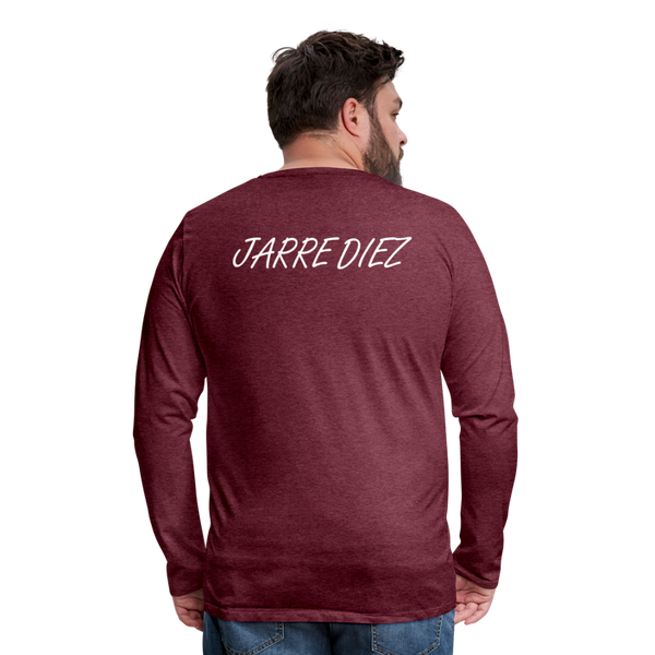 Crying Tears Long Sleeve T-Shirt - heather burgundy