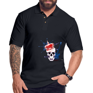 Skully Rockstar! Polo Shirt - midnight navy