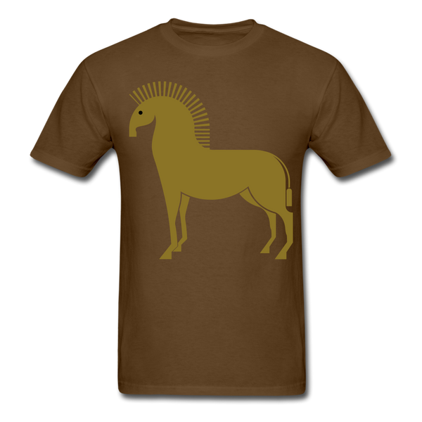Trojan Horse T-Shirt - brown