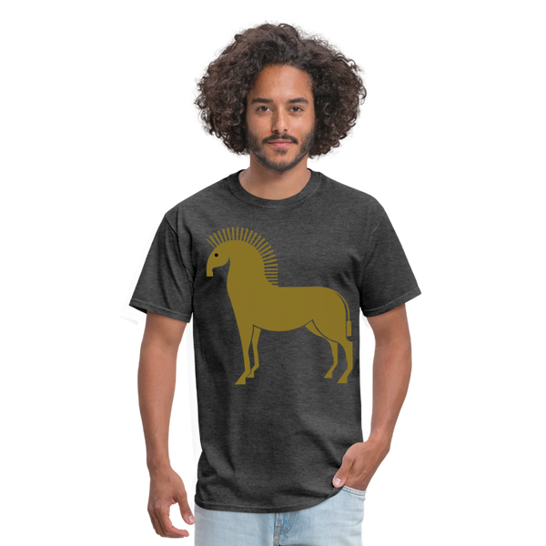 Trojan Horse T-Shirt - heather black