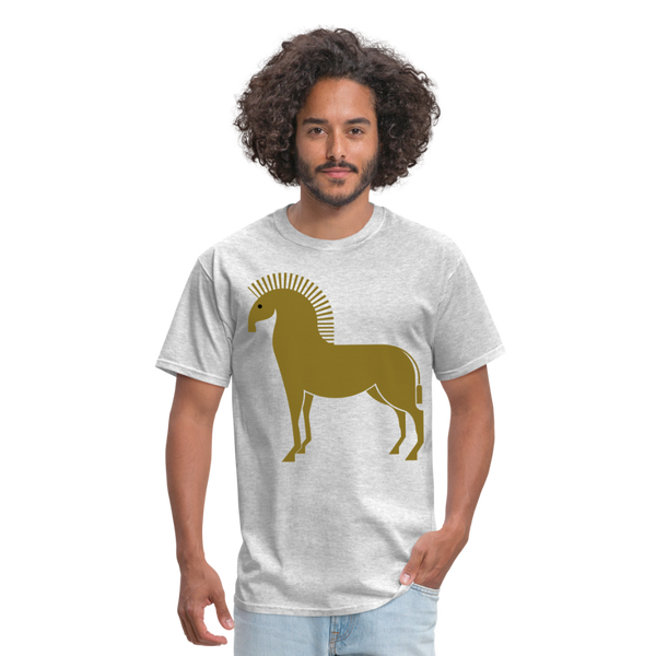 Trojan Horse T-Shirt - heather gray