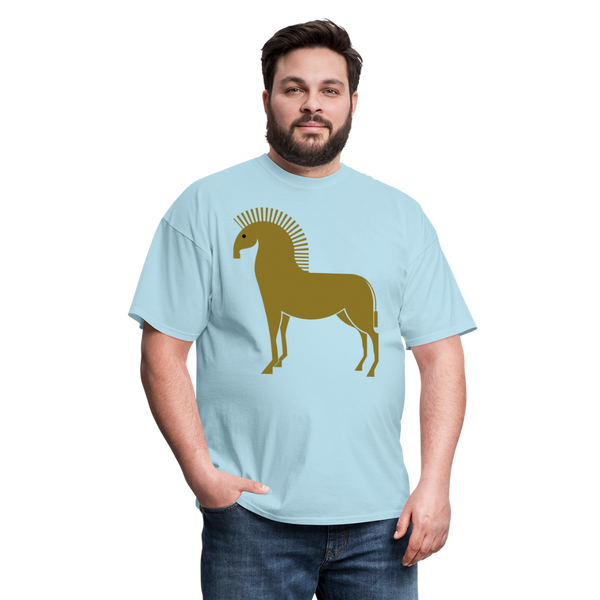 Trojan Horse T-Shirt - powder blue
