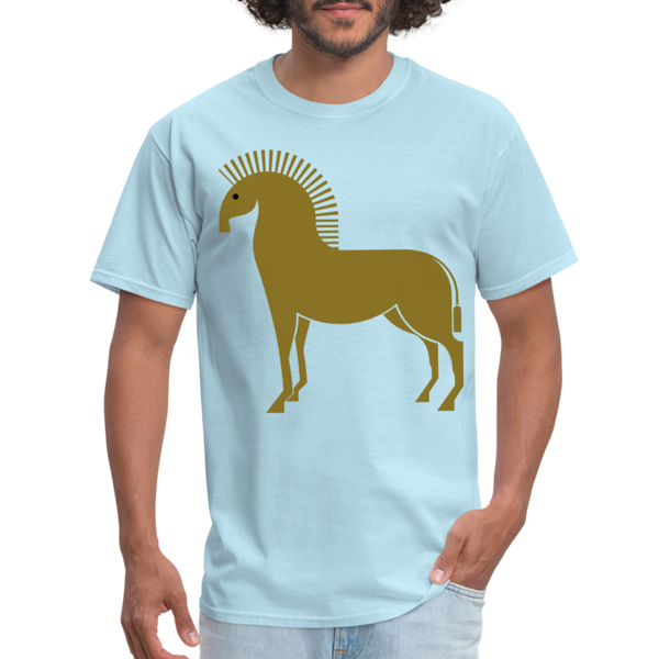 Trojan Horse T-Shirt - powder blue