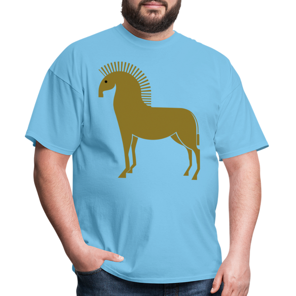 Trojan Horse T-Shirt - aquatic blue