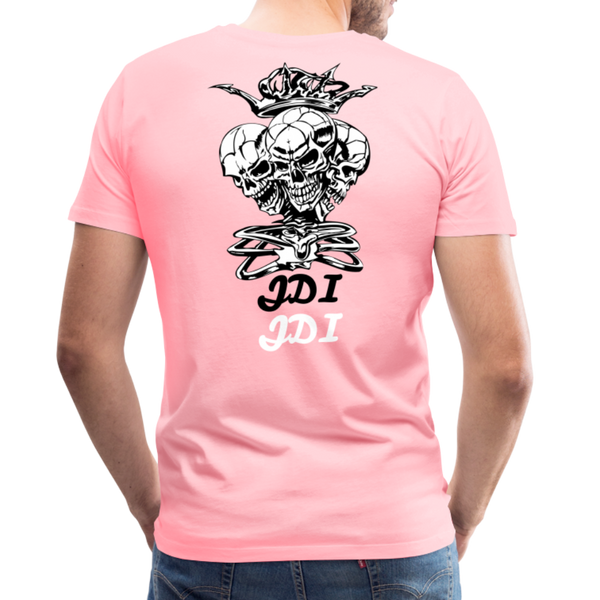JDI 3 headed Skull - pink