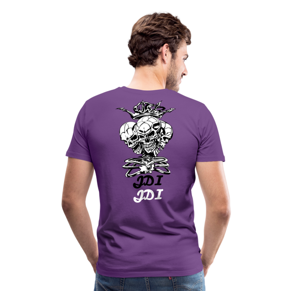 JDI 3 headed Skull - purple